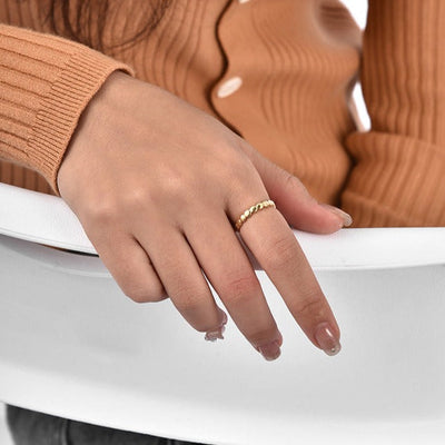 Orbit Echo Ring | 18k Goud