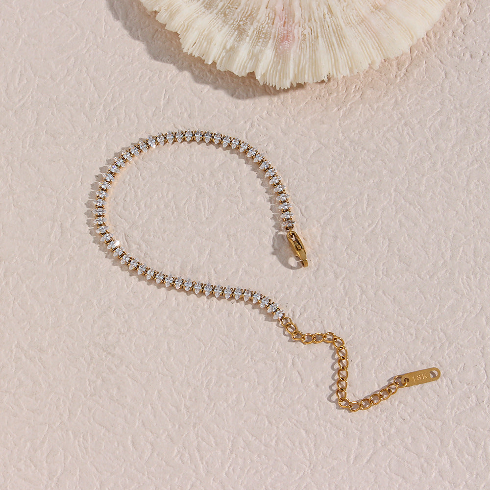 Tennisarmband Wisteria Diamant | 18k Goud