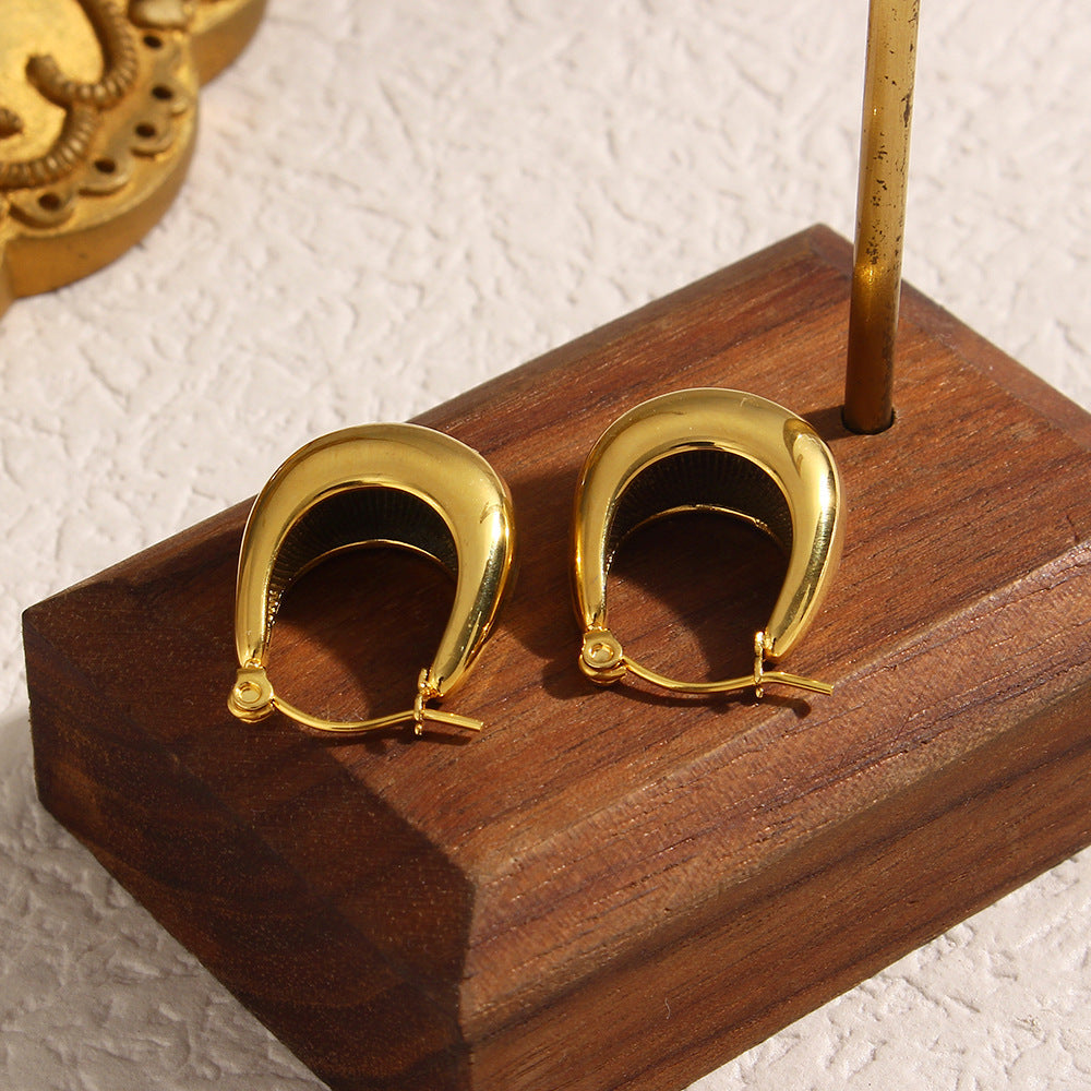 Evie Oorbellen in Cirkelvorm | 18k Goud