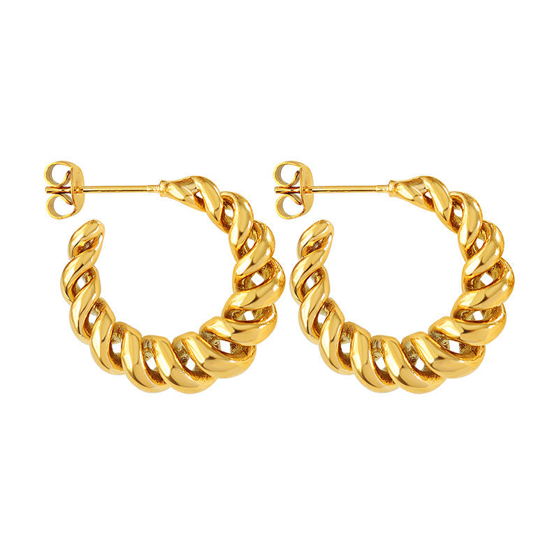 Gouden Oorringen Aurum Twist | 18k Goud