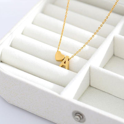 naam ketting met de initiaal Ria | 18k Goud