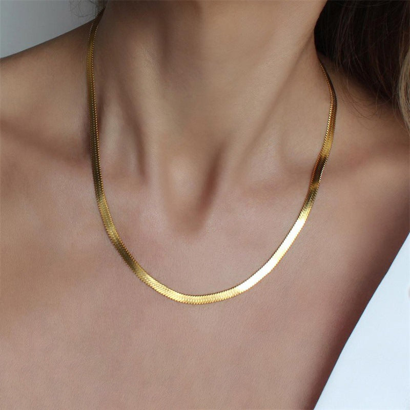 Vissenvlecht ketting | 18k Goud