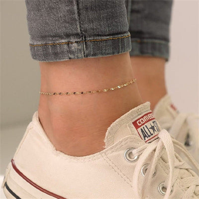 Ankelarmband Charlotte | 18k Goud