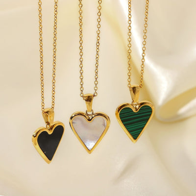 Blythe Halsketting met hart | 18k Goud
