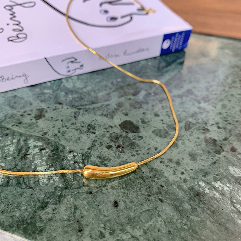 Zawieszka Sandra Snakebone | Goud 14k