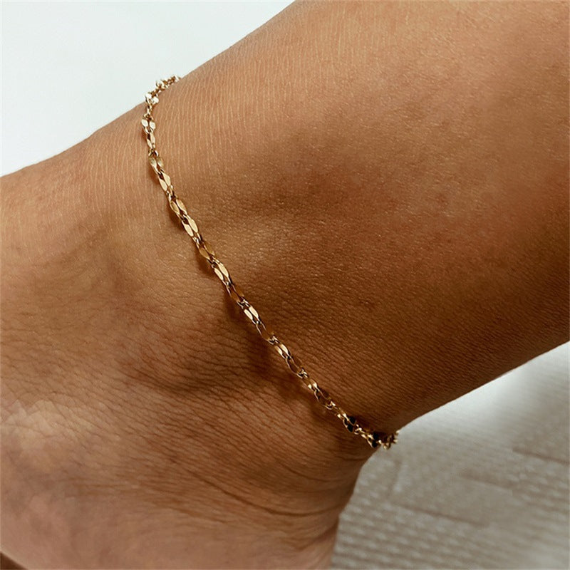 Ankelarmband Charlotte | 18k Goud
