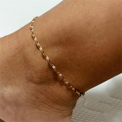 Ankelarmband Charlotte | 18k Goud