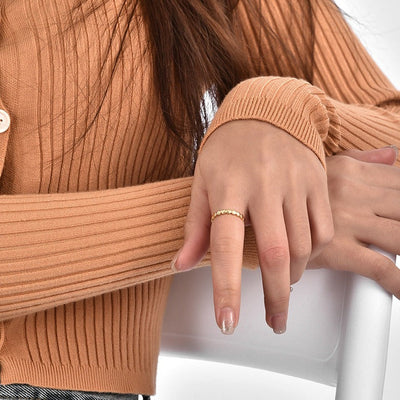 Orbit Echo Ring | 18k Goud