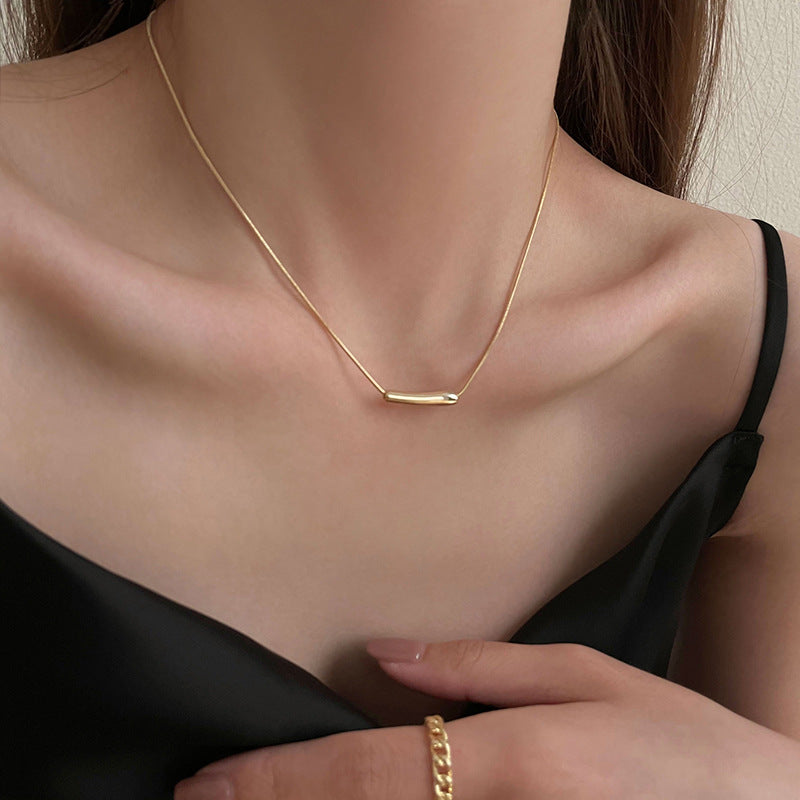 Zawieszka Sandra Snakebone | Goud 14k