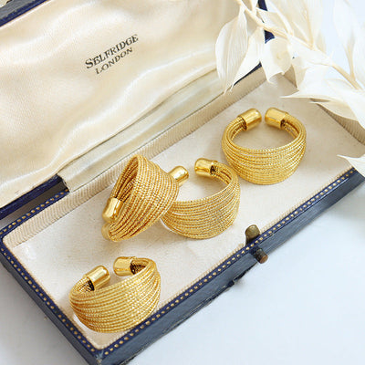 Vera ring met open einde |  18k goud