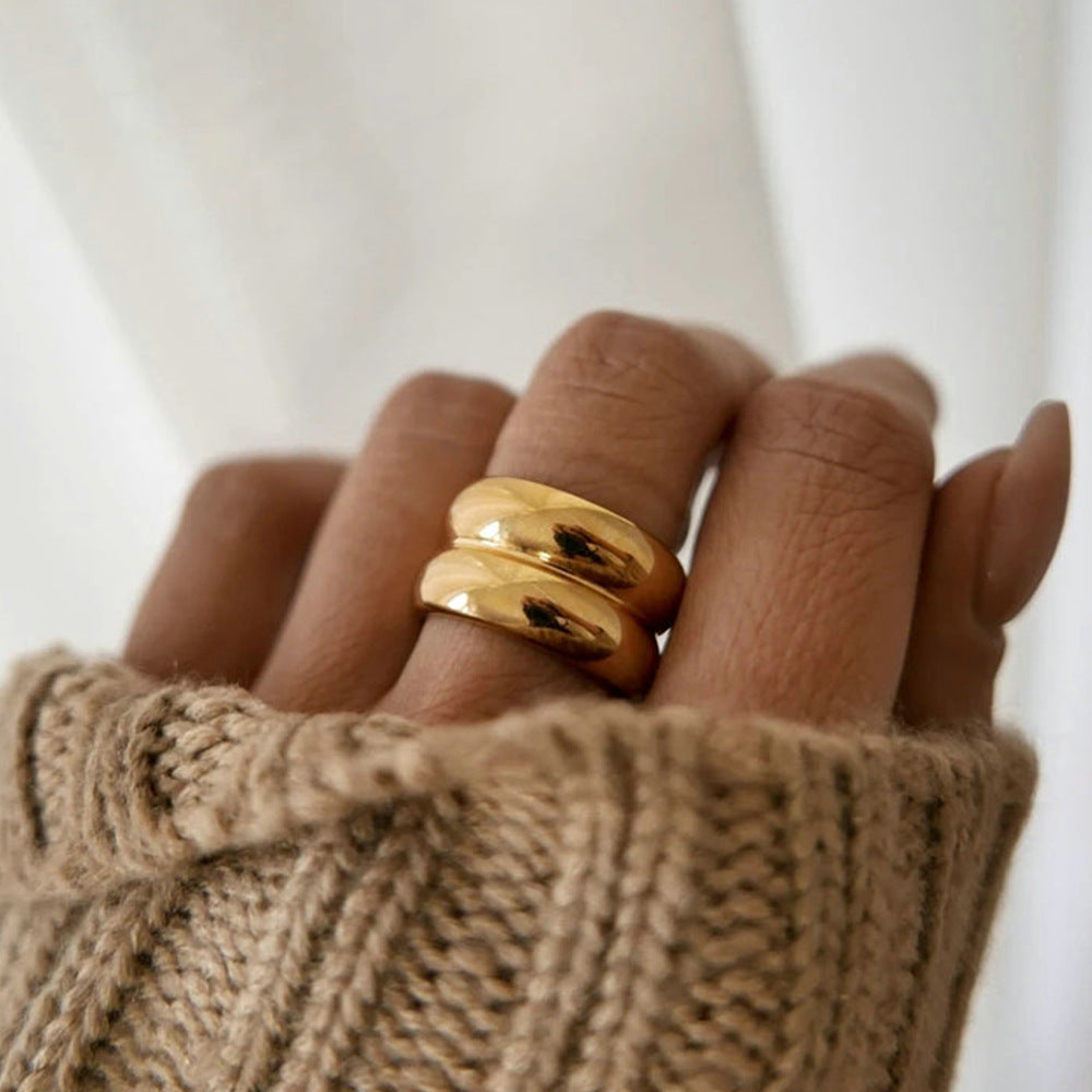 Zelle Ring | 18k Goud