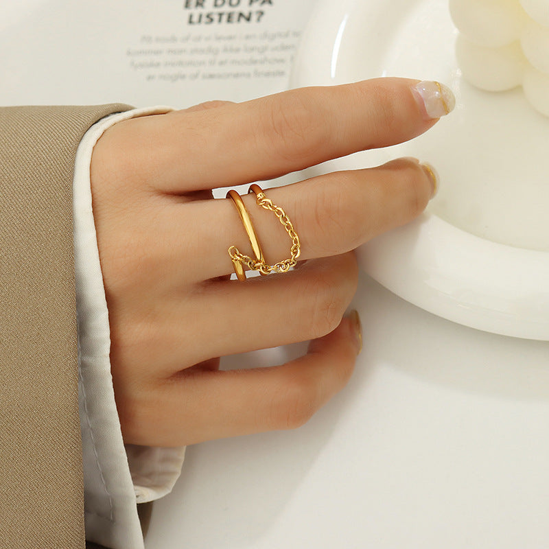 roterende ring | 18k Goud