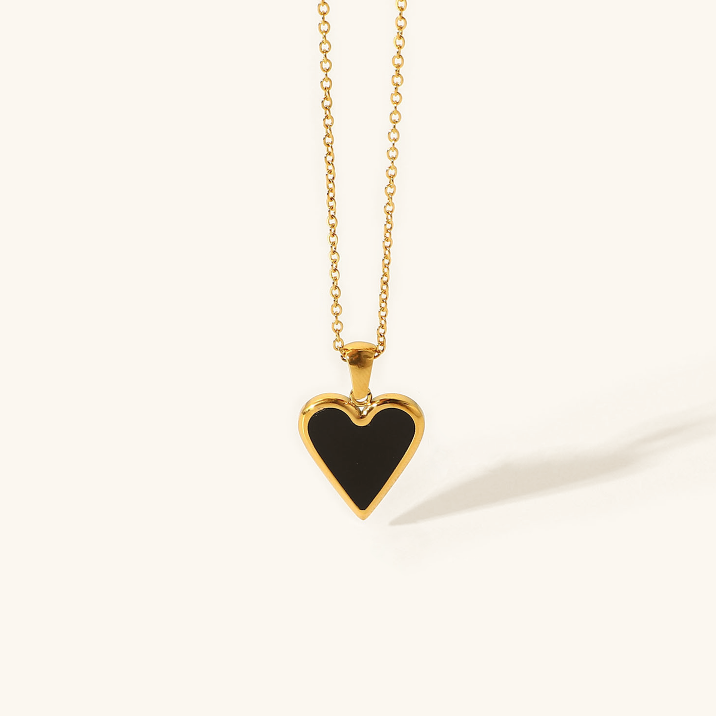 Blythe Halsketting met hart | 18k Goud