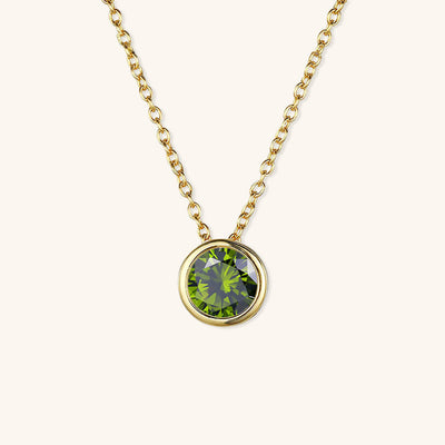 Amelia Halsketting met Geboortesteen | 18k Goud