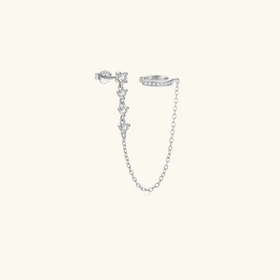 Audra Kette Øring met Ketting | 18k Goud