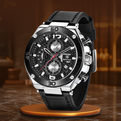 Kwarts Multifunctionele Sport Chronograaf Horloge