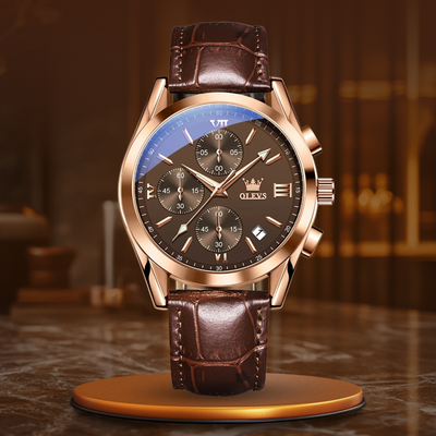 Quartz Luminous Chronograaf Horloge