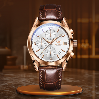 Quartz Luminous Chronograaf Horloge