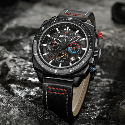 Luxe Chronograaf Sport Quartz Horloge