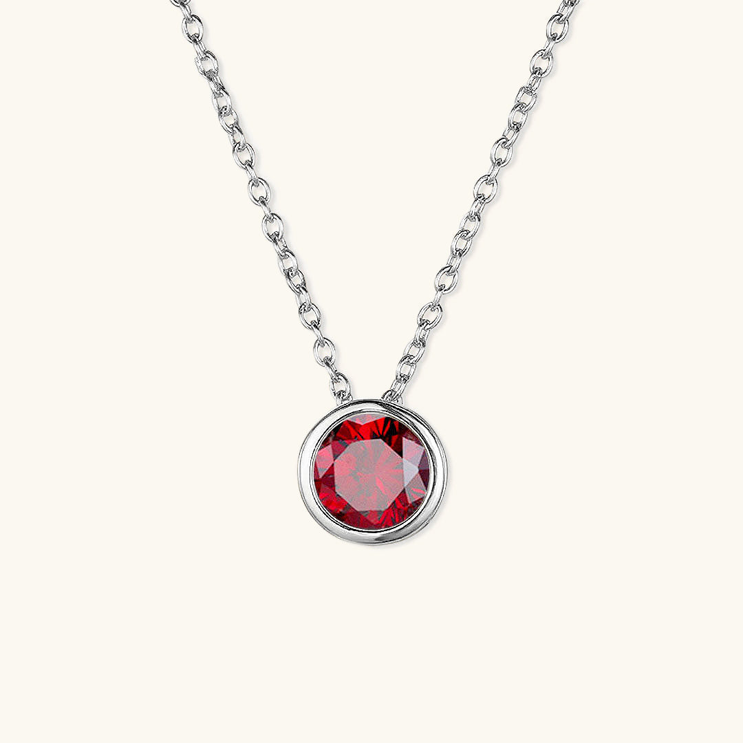 Amelia Halsketting met Geboortesteen | 18k Goud
