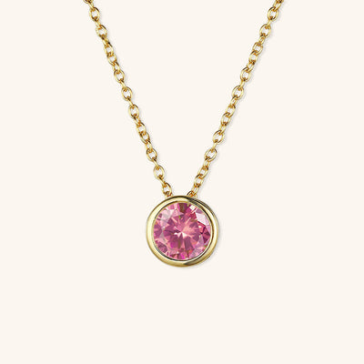Amelia Halsketting met Geboortesteen | 18k Goud