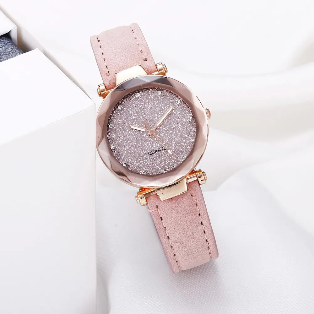 Chic Strass Moderne Horloge
