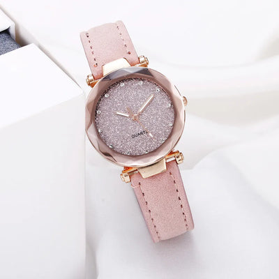 Chic Strass Moderne Horloge