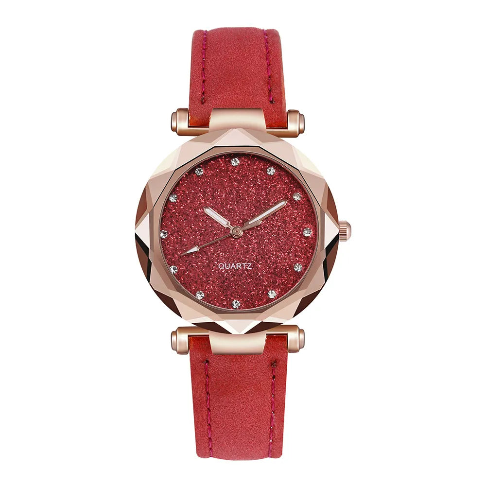 Chic Strass Moderne Horloge