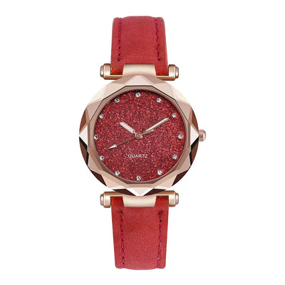 Chic Strass Moderne Horloge