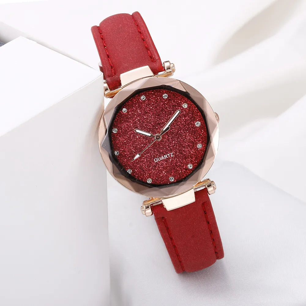 Chic Strass Moderne Horloge