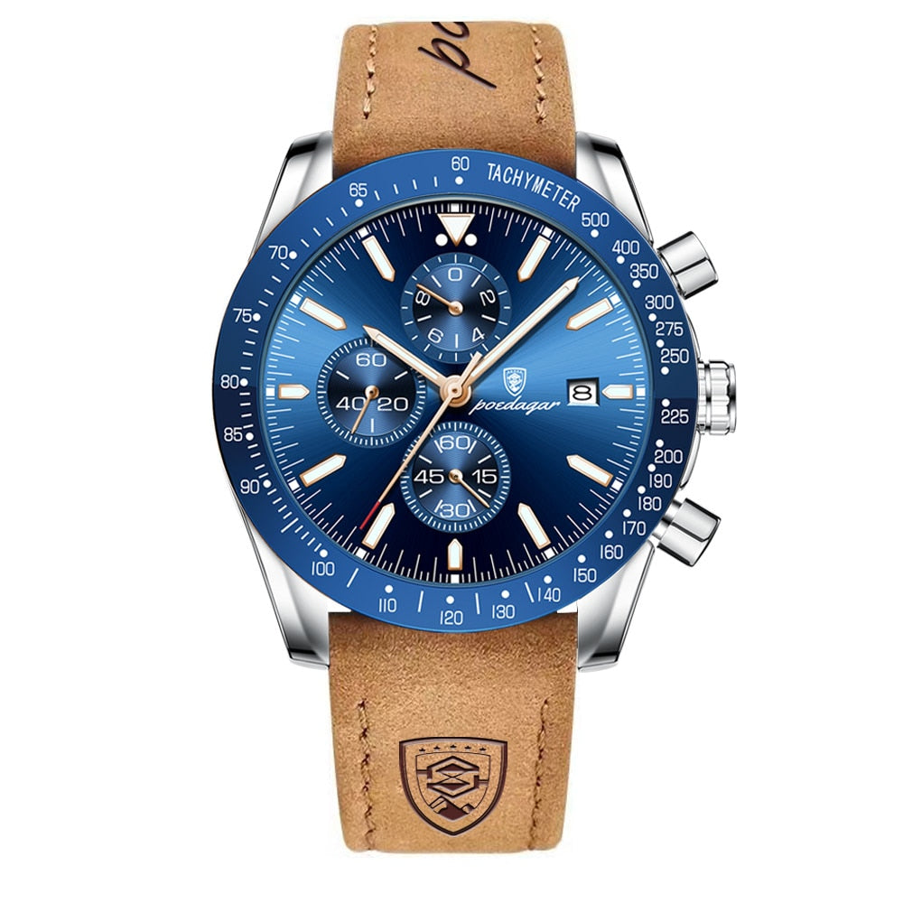 van Wennink© - Stralende Datum Chronograaf Horloge
