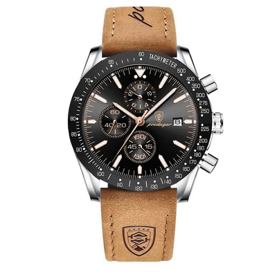 van Wennink© - Stralende Datum Chronograaf Horloge