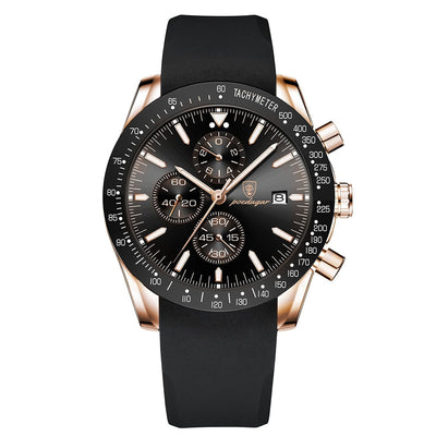van Wennink© - Stralende Datum Chronograaf Horloge
