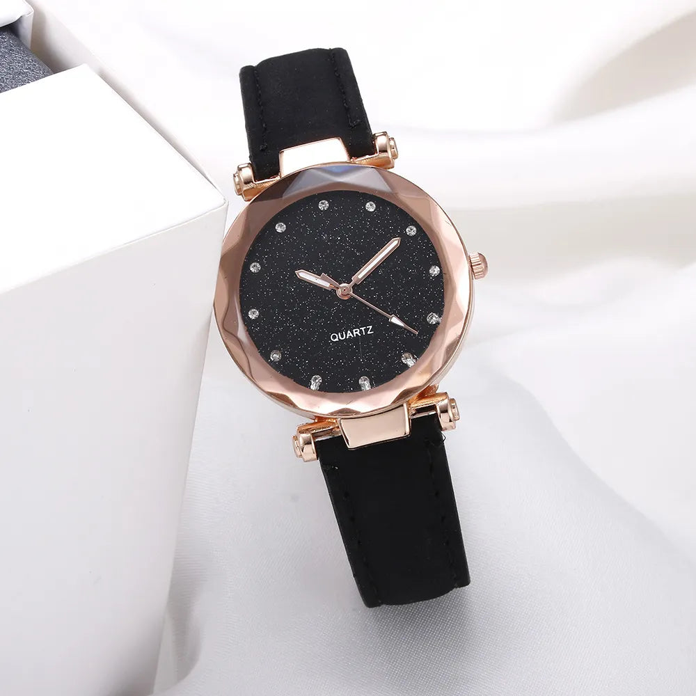 Chic Strass Moderne Horloge