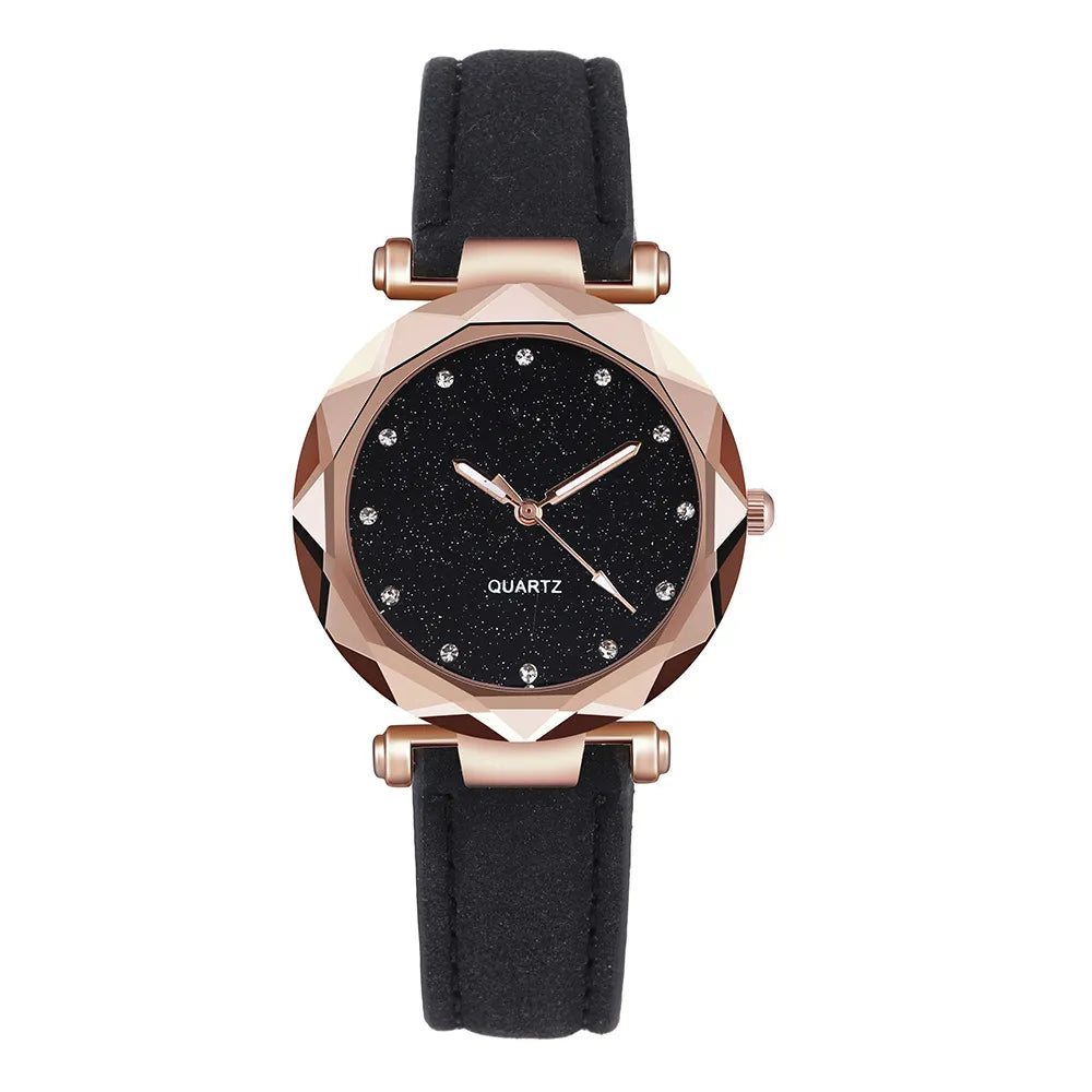 Chic Strass Moderne Horloge