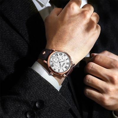 van Wennink© - Luxe Casual Chronograaf Horloge
