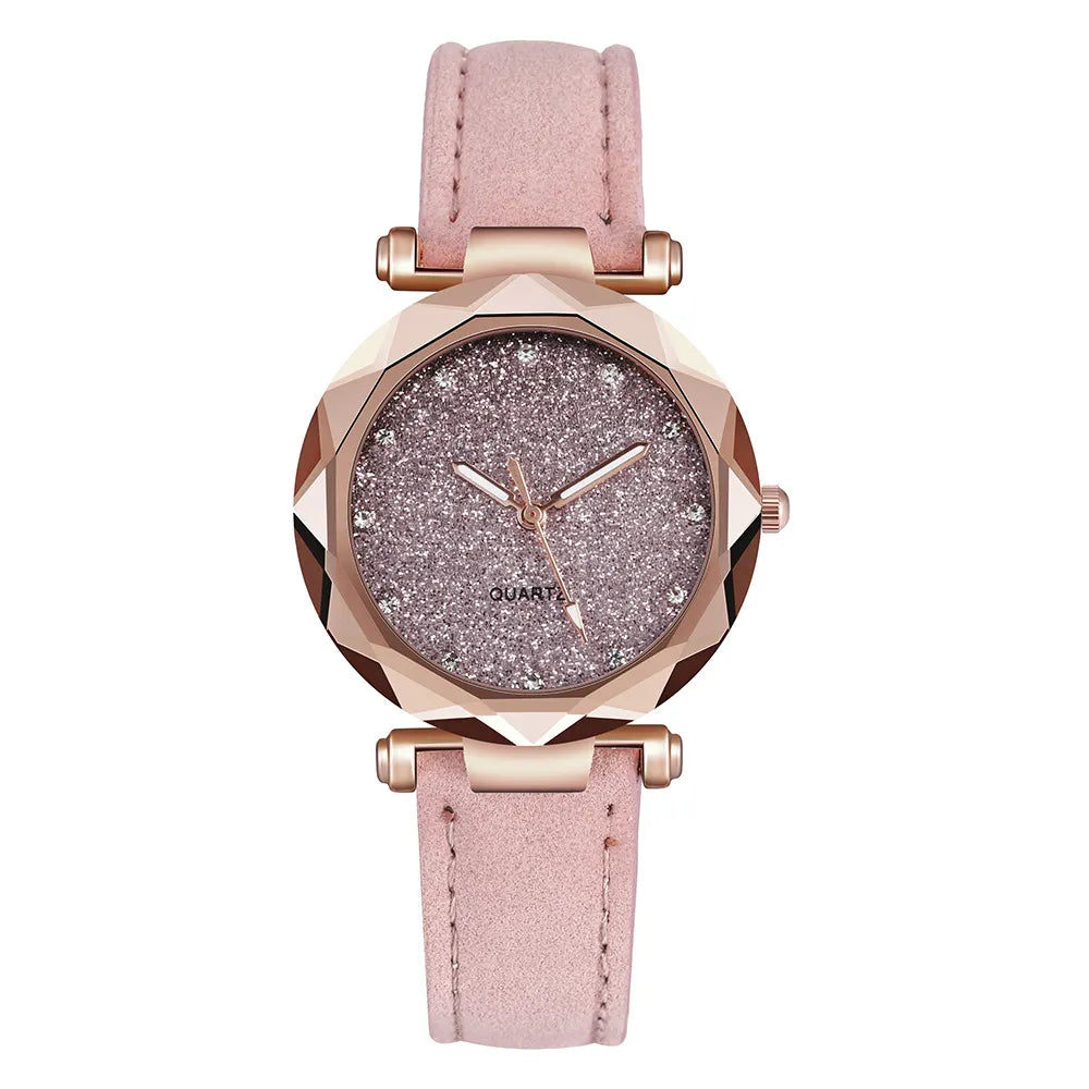 Chic Strass Moderne Horloge