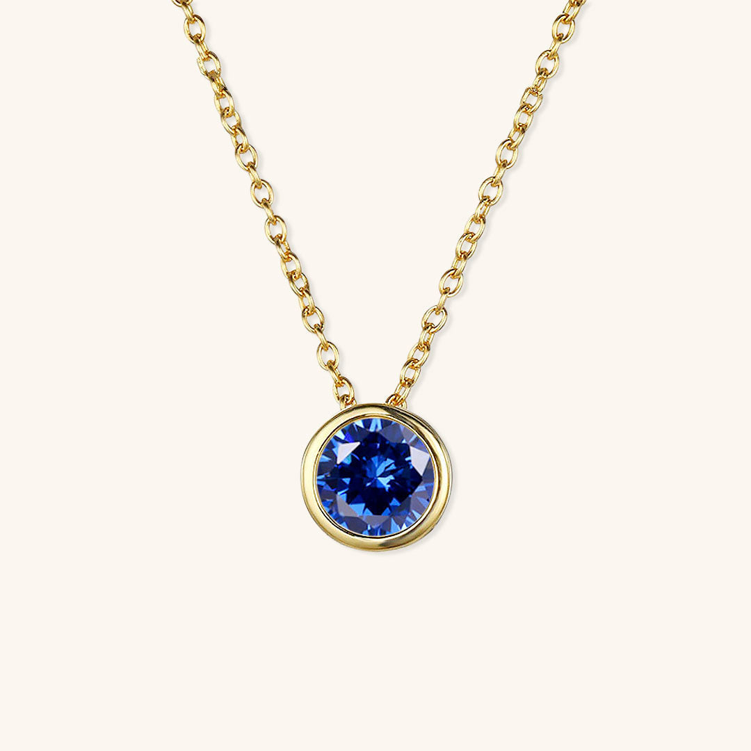 Amelia Halsketting met Geboortesteen | 18k Goud