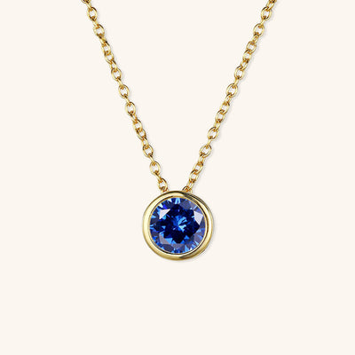 Amelia Halsketting met Geboortesteen | 18k Goud
