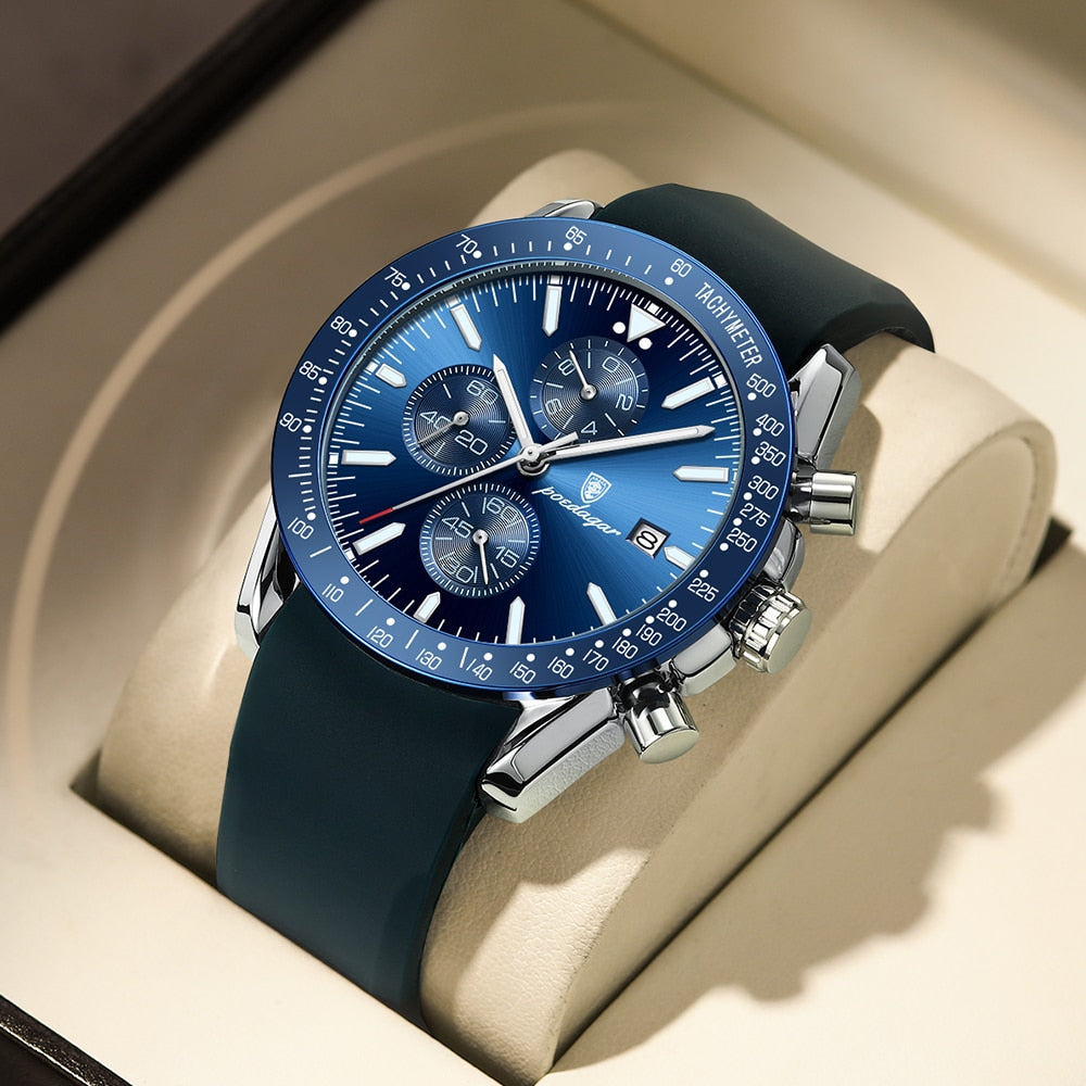 van Wennink© - Stralende Datum Chronograaf Horloge