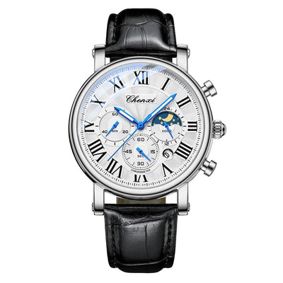van Wennink© - Luxe Leren Kwarts Horloge