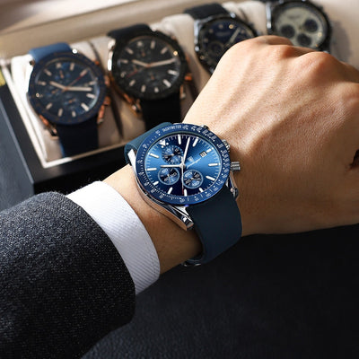 van Wennink© - Stralende Datum Chronograaf Horloge