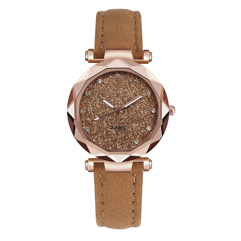 Chic Strass Moderne Horloge