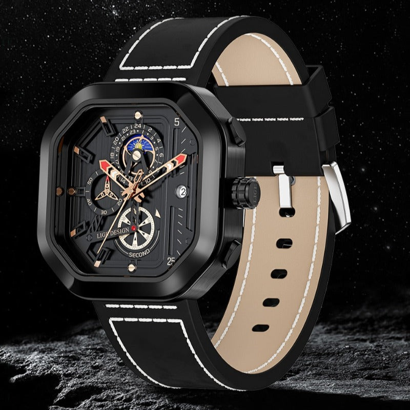 Luxe Quartz Chronograaf Horloge