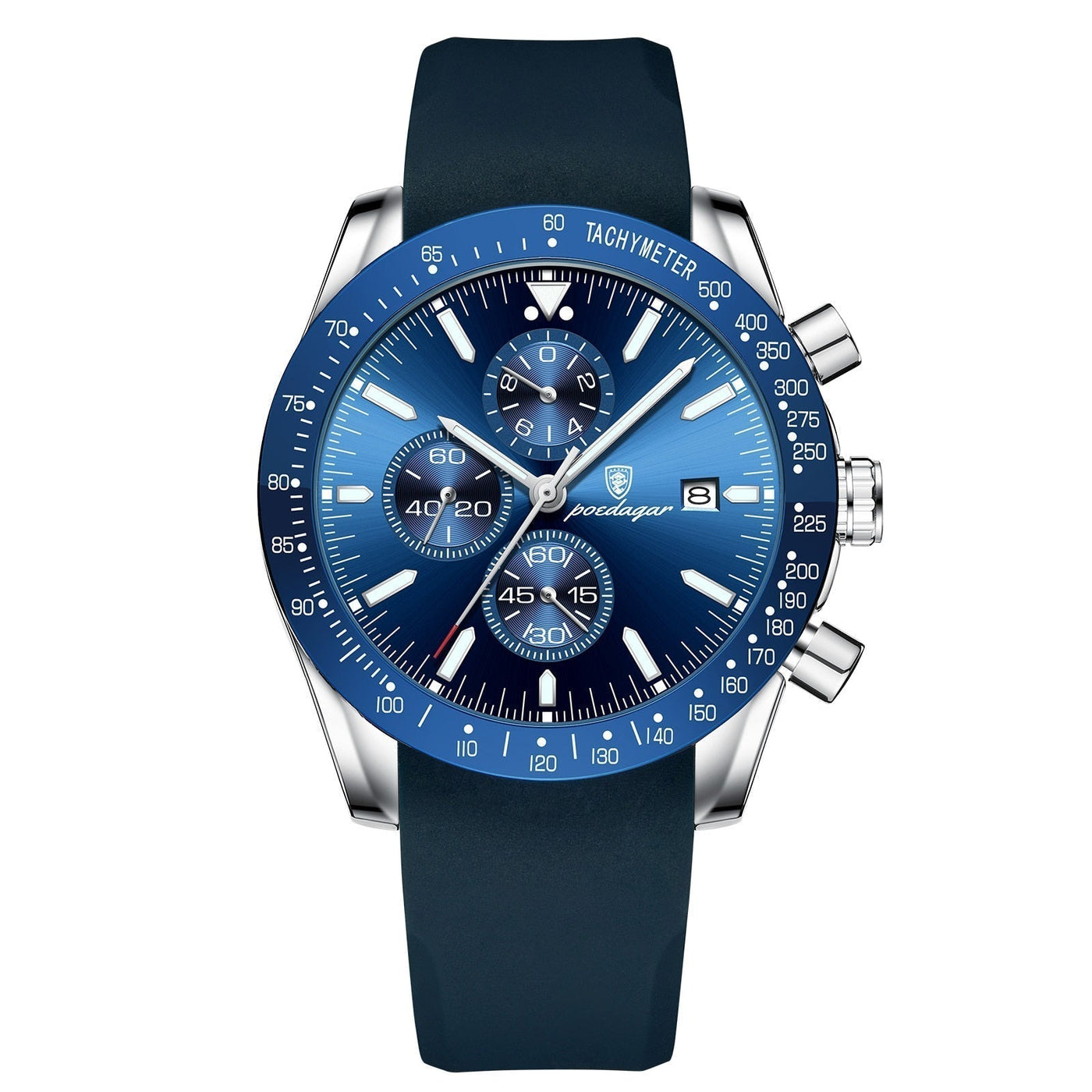 van Wennink© - Stralende Datum Chronograaf Horloge