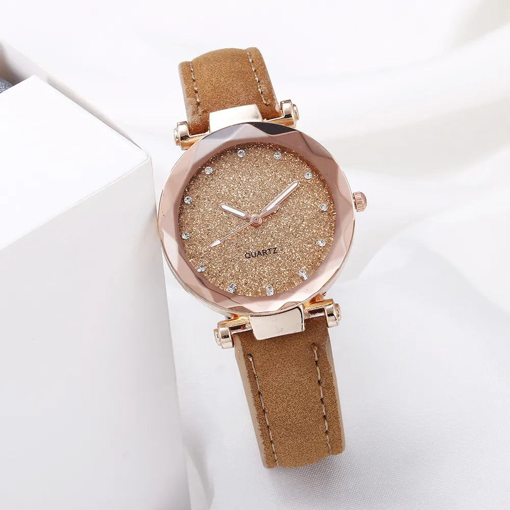 Chic Strass Moderne Horloge