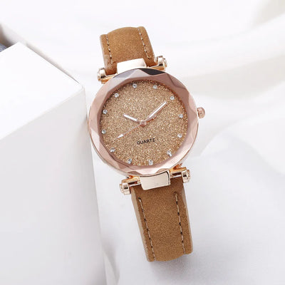 Chic Strass Moderne Horloge