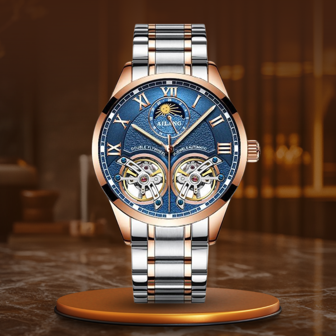 Tourbillon Design Zakelijke Mechanische Horloge