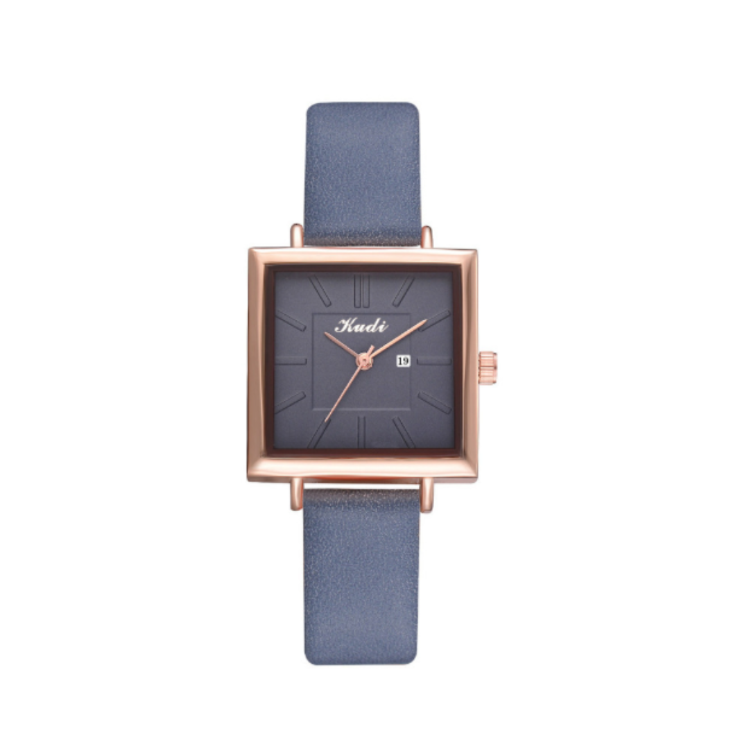 Elegante Vierkante Minimalistische Quartz Horloge