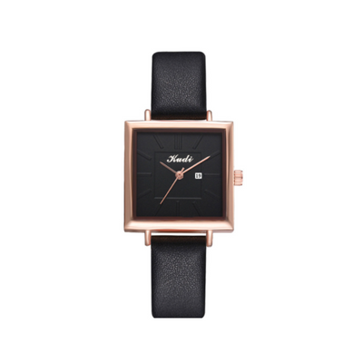 Elegante Vierkante Minimalistische Quartz Horloge